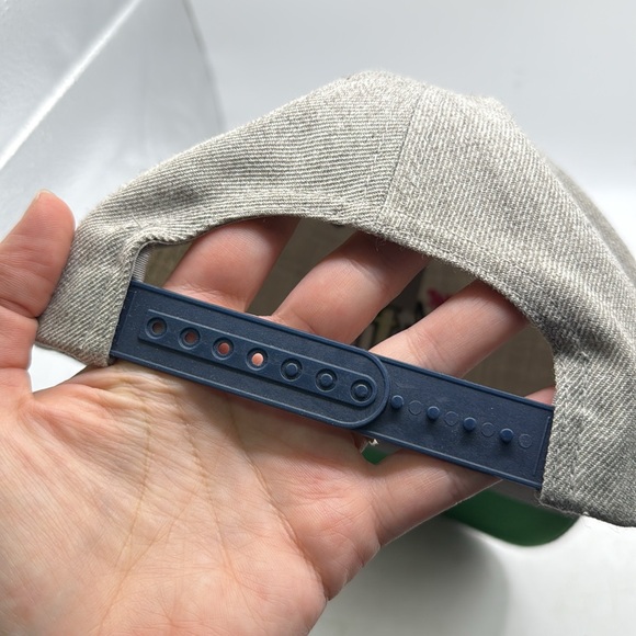 Sport-Tek Gray Blue Snapback Cap Miller Lite Beer J Balvin Latin Music Neon - Picture 8 of 10